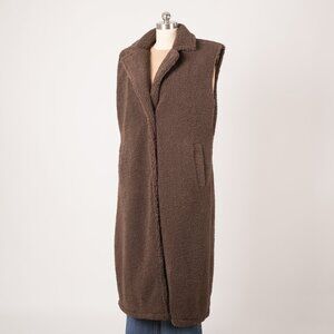 Nasty Gal Brown Teddy Vest Size UK 6 / US 2